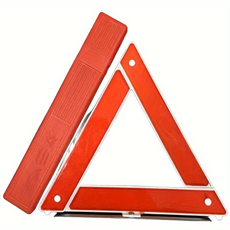 Avelena | Auto-Notfallset – Kompaktes Sicherheitsset mit Warndreieck, Starthilfekabeln und Sicherheitsweste