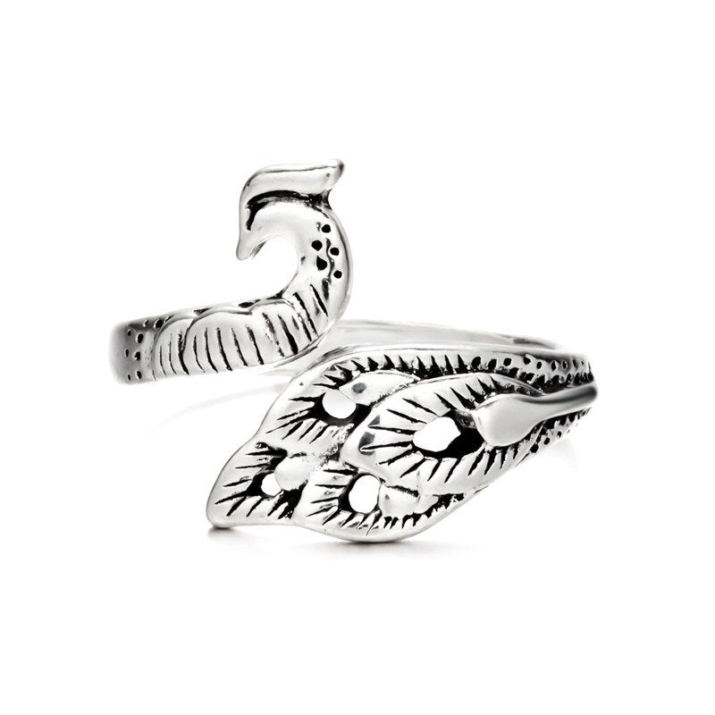 Avelena | Damen Ring im Vintage-Chic | Katzen Knuckelring im Tiermotiv | Modischer Unisex Schmuck aus Zinklegierung | Party & Alltag