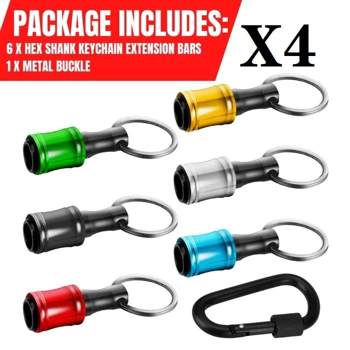 Avelena | 1/4" Sechskant-Schraubendreherkopf Halterung Wanderriegel