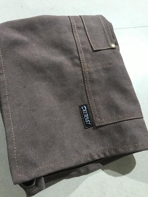 Avelena | Deetrust Canvas Latzschürze Koch Küchenschürze für Barista Barkeeper mit Taschen