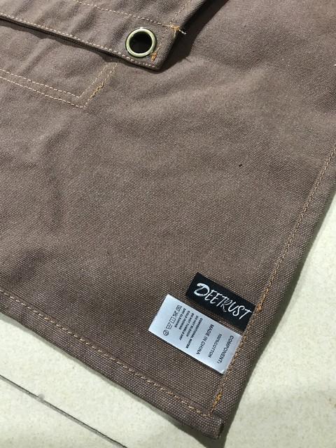 Avelena | Deetrust Canvas Latzschürze Koch Küchenschürze für Barista Barkeeper mit Taschen