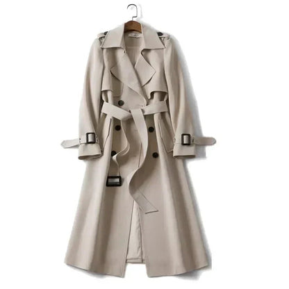 Avelena - Klassischer Damen Trenchcoat mit Gürtel