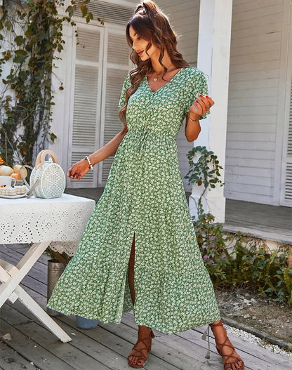 Avelena | Geblümtes Maxikleid