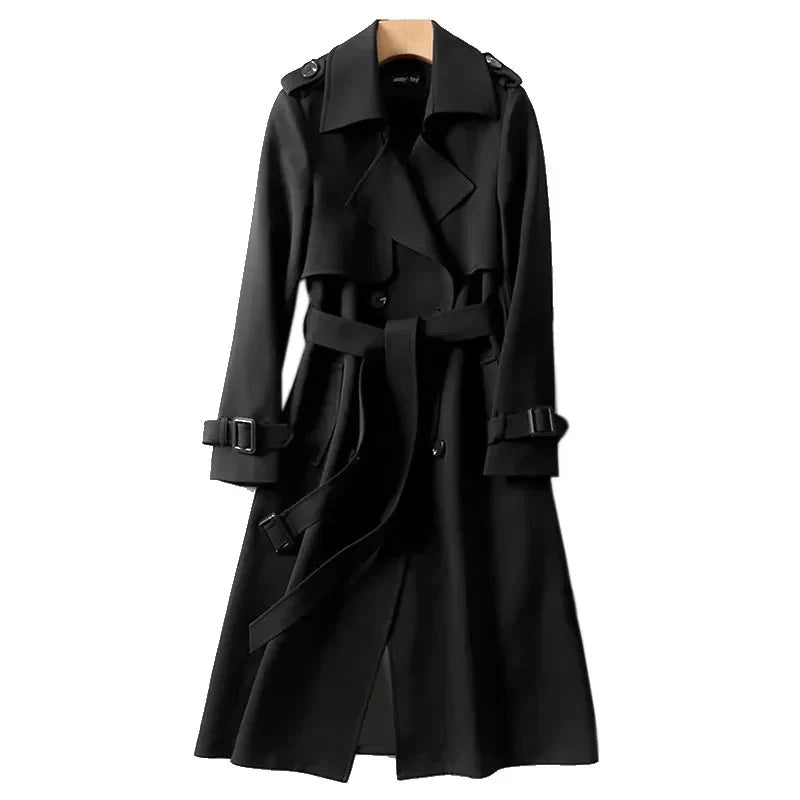 Avelena - Klassischer Damen Trenchcoat mit Gürtel