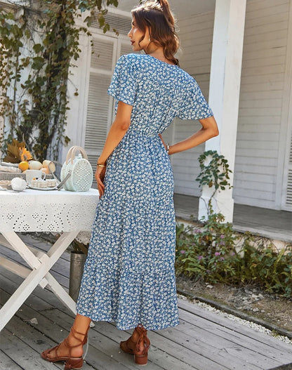 Avelena | Geblümtes Maxikleid