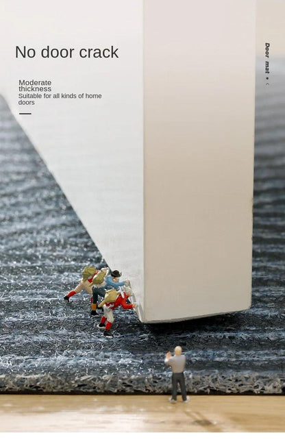 Avelena | Moderne, nordisch-stilvolle PVC-Fußmatte │ Rutschfeste Fußmatte für den Eingangsbereich │ Sandentfernende Fußunterlage