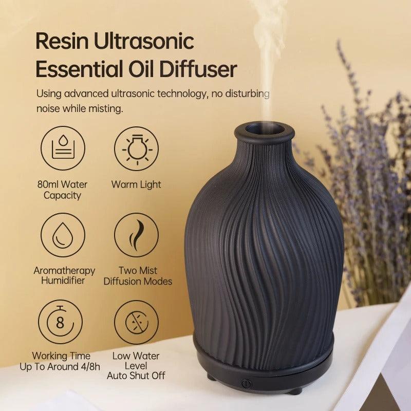 Avelena | BohoBreeze – Ultraschall Aroma Diffuser & Luftbefeuchter | Bohemian Vasen Design