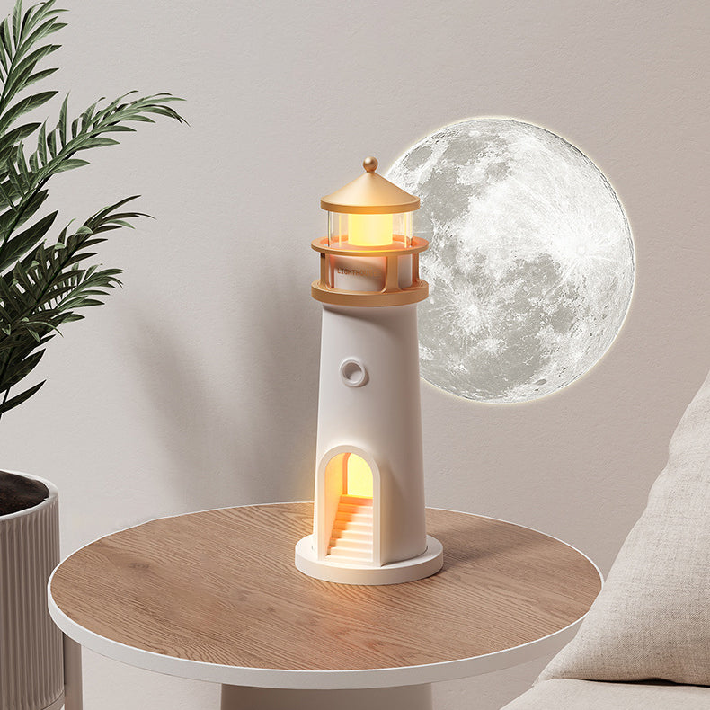 Avelena | Lighthouse Lautsprecher Bluetooth Lampe Mondschatten Atmosphärenlicht Bestes Geschenk