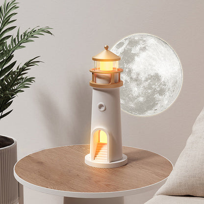 Avelena | Lighthouse Lautsprecher Bluetooth Lampe Mondschatten Atmosphärenlicht Bestes Geschenk