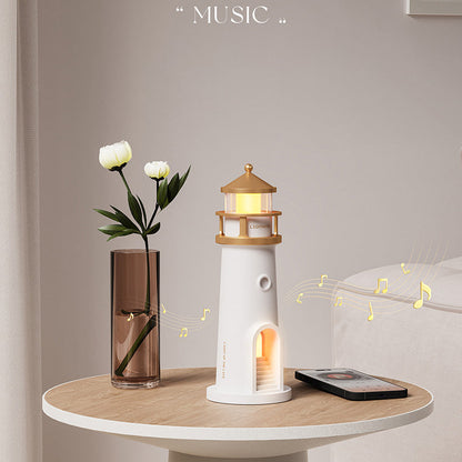 Avelena | Lighthouse Lautsprecher Bluetooth Lampe Mondschatten Atmosphärenlicht Bestes Geschenk