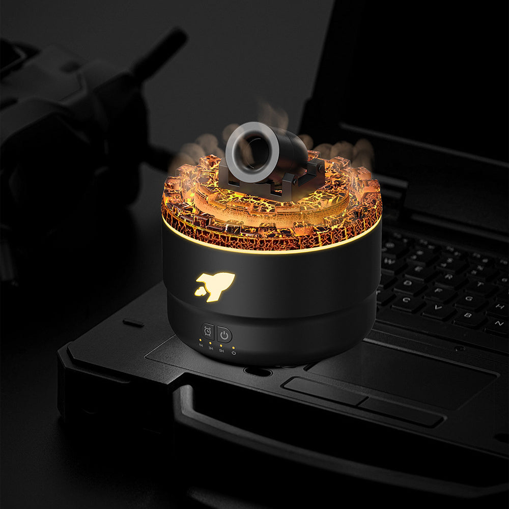 Avelena | Cannon Luftbefeuchter Aroma Diffusor Wassernebel Nachtlicht Lava Perfektes Geschenk