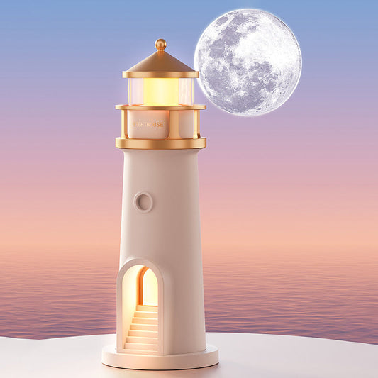 Avelena | Lighthouse Lautsprecher Bluetooth Lampe Mondschatten Atmosphärenlicht Bestes Geschenk