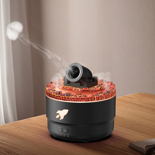 Avelena | Cannon Luftbefeuchter Aroma Diffusor Wassernebel Nachtlicht Lava Perfektes Geschenk