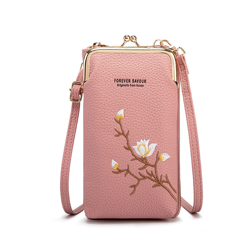 Avelena | Bestickte Damen-Crossbody-Geldbörse