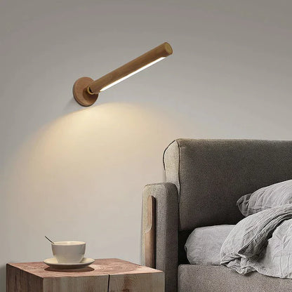 Avelena | SpinStrahl Drehbare Lampe aus Holz