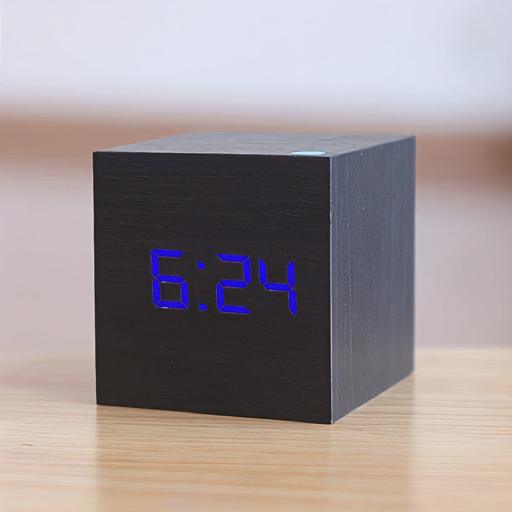 Avelena | Digital Wooden LED Alarm Clock