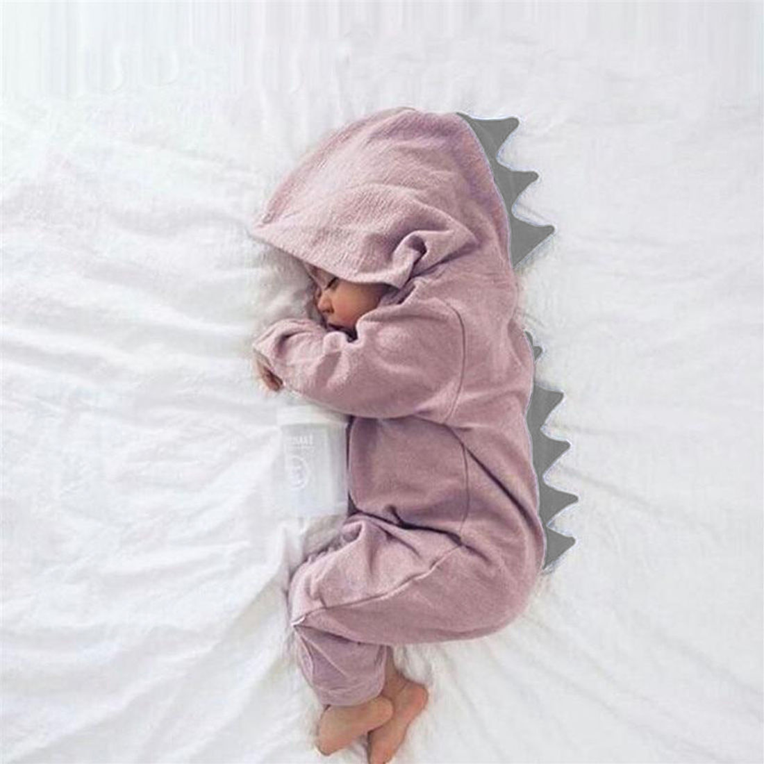 Avelena | Süßer Babybody mit Dinosauriermütze Dinodream Body