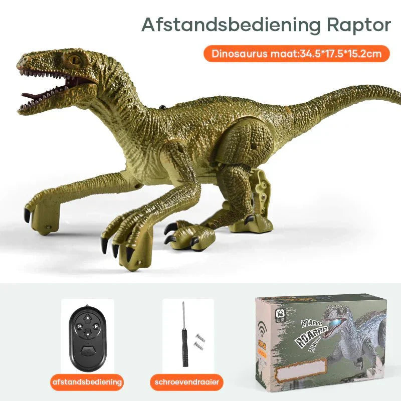 Avelena | Dinorex – Beweglicher Velociraptor mit Licht & Sound für Dino-Abenteuer