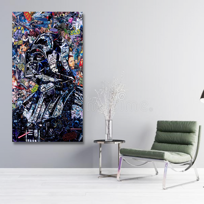 Avelena | Disney Star Wars Poster Darth Vader Canvas Wandkunst - Wanddekoration - Berühmte Wandkunst