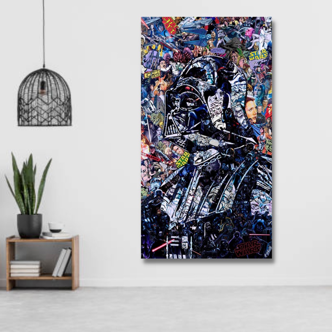 Avelena | Disney Star Wars Poster Darth Vader Canvas Wandkunst - Wanddekoration - Berühmte Wandkunst