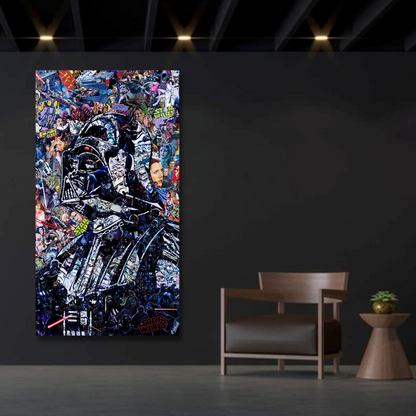 Avelena | Disney Star Wars Poster Darth Vader Canvas Wandkunst - Wanddekoration - Berühmte Wandkunst