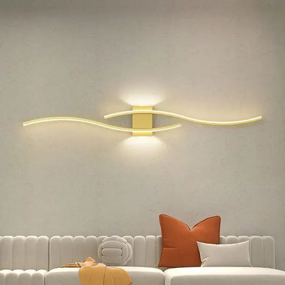 Avelena | Virella Wave LED Wandleuchte | Modernes Design | Warmweiß | Energiesparend