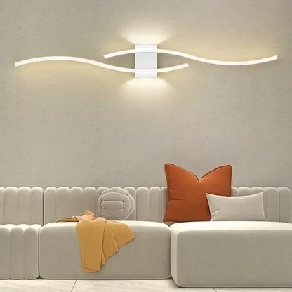 Avelena | Virella Wave LED Wandleuchte | Modernes Design | Warmweiß | Energiesparend