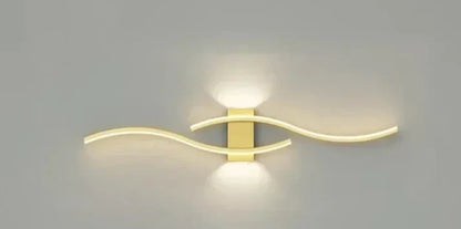 Avelena | Virella Wave LED Wandleuchte | Modernes Design | Warmweiß | Energiesparend