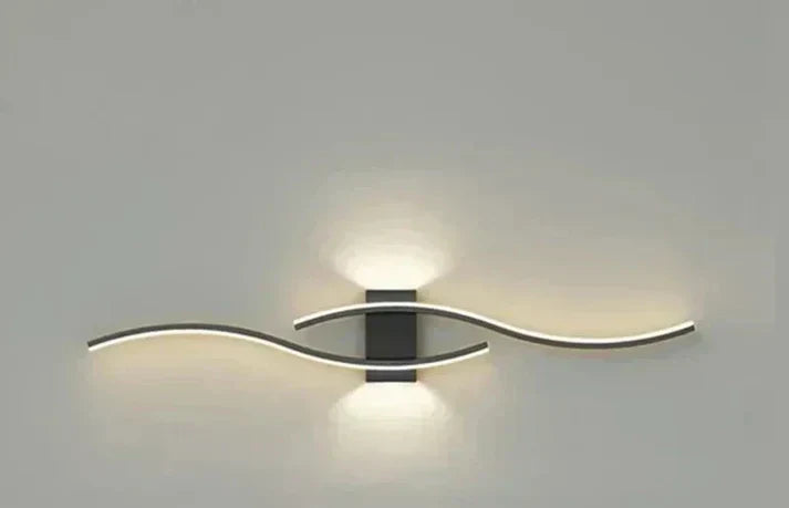 Avelena | Virella Wave LED Wandleuchte | Modernes Design | Warmweiß | Energiesparend