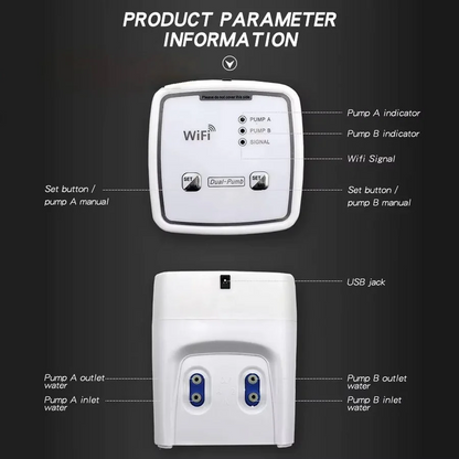 Avelena | WiFi Smart Automatischer Bewässerer für Pflanzen Bis zu 20 Töpfe
