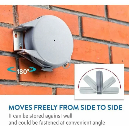 Avelena | Ausziehbare Waschleine mit schwenkbarer Wandhalterung