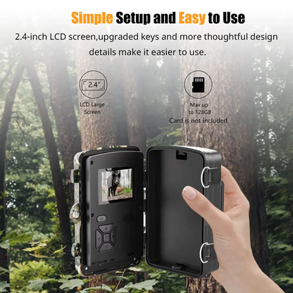 Avelena | 1080P Nachtsicht Wildkamera mit Bewegungserkennung