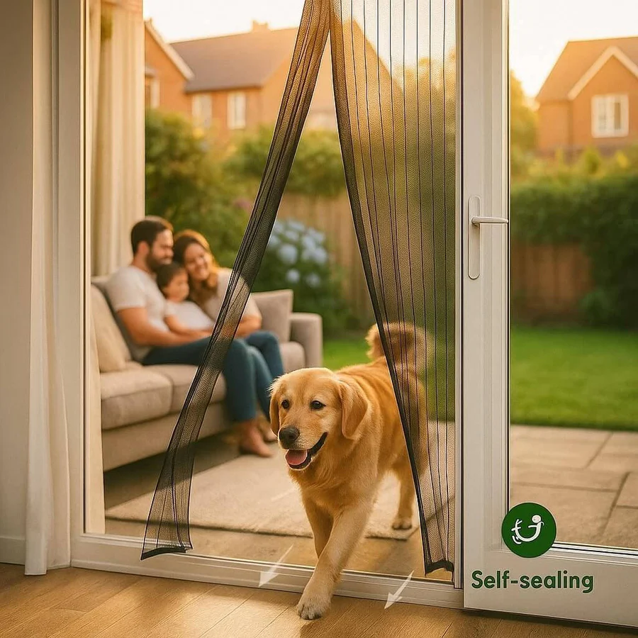 Avelena | Verstellbare magnetische Fliegenschutz Tür