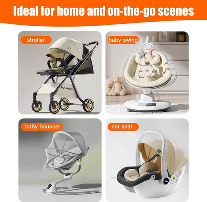 Avelena | Baby-Kissen mit Memory-Schaum und Baumwollbezug, tragbares Säuglingsunterstützungskissen