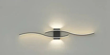 Avelena | Virella Wave LED Wandleuchte | Modernes Design | Warmweiß | Energiesparend