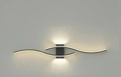Avelena | Virella Wave LED Wandleuchte | Modernes Design | Warmweiß | Energiesparend