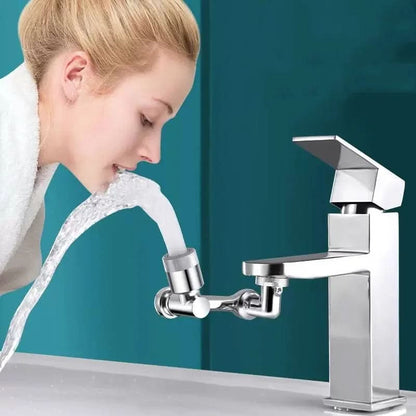 Avelena | SplashTurn - 1080° Drehbarer Wasserhahn mit Spritzwasserschutz