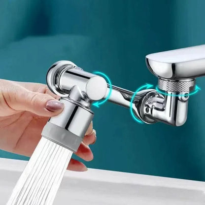 Avelena | SplashTurn - 1080° Drehbarer Wasserhahn mit Spritzwasserschutz