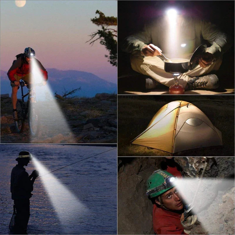 Avelena | Wiederaufladbare wasserdichte LED Stirnlampe