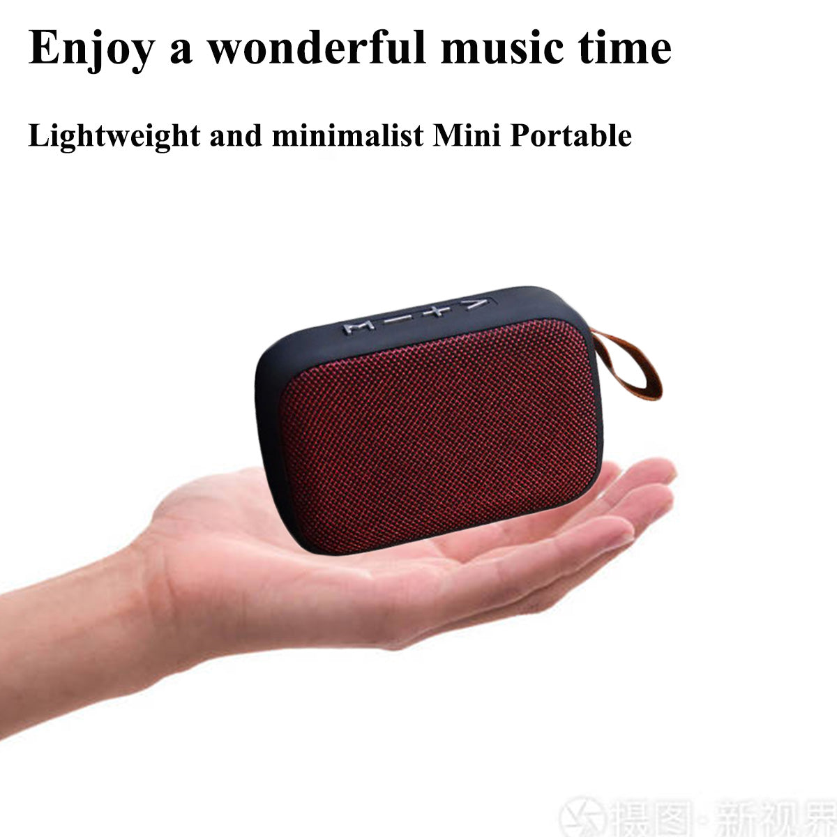 Avelena | Tragbarer Bluetooth Lautsprecher 3D Stereo Musikspieler mit Hifi Sound