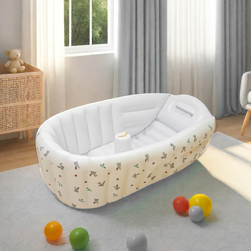 Avelena | SplashNest – Das mobile Badeparadies für dein Baby