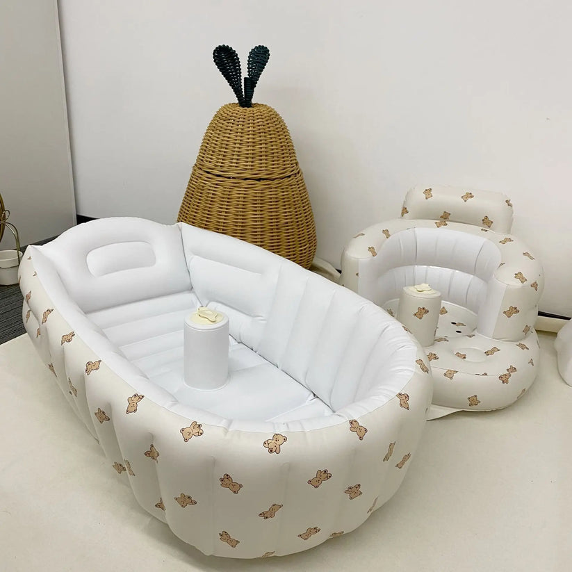 Avelena | SplashNest – Das mobile Badeparadies für dein Baby