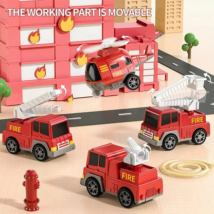 Avelena | Trucks Spielset mit Licht und Sound