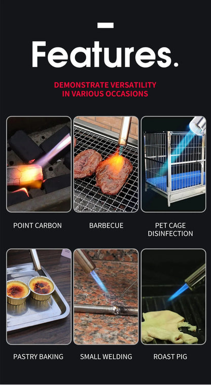 Avelena | Tragbarer Butan-Gasbrenner – Perfekt für BBQ, Camping & Küche