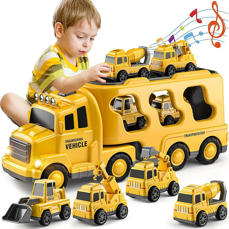 Avelena | Trucks Spielset mit Licht und Sound