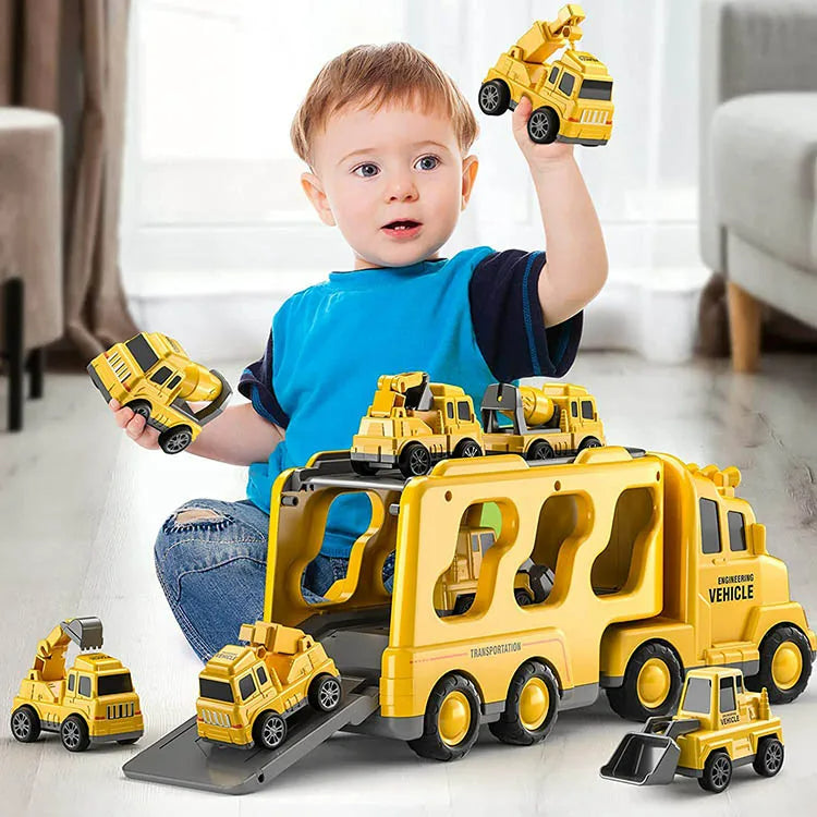 Avelena | Trucks Spielset mit Licht und Sound