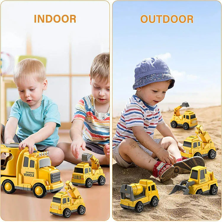Avelena | Trucks Spielset mit Licht und Sound