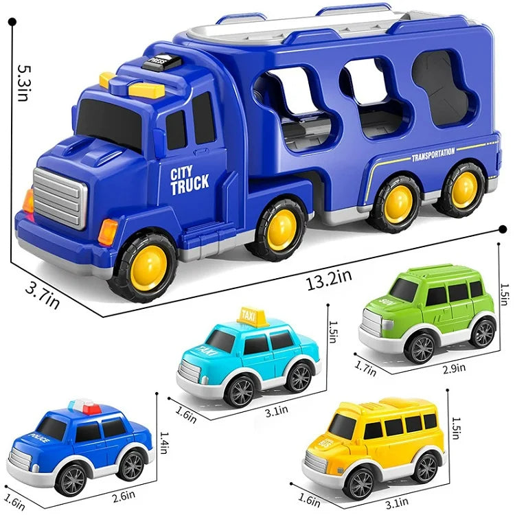Avelena | Trucks Spielset mit Licht und Sound