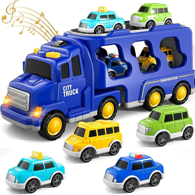 Avelena | Trucks Spielset mit Licht und Sound