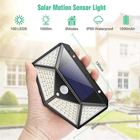 Avelena | Vielseitige Solarleuchte - Wetterfeste LED-Außenlampe mit Bewegungsmelder